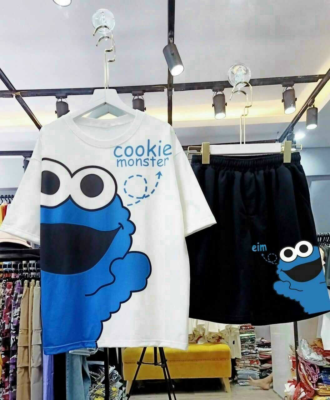 Set bộ nam nữ, chất liệu thun cotton co giãn thoáng mát mặc ở nhà , dạo phố rất thích hợp.tp