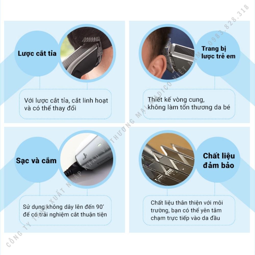 Tông đơ cắt tóc thương hiệu cao cấp Philips: HC5690/15