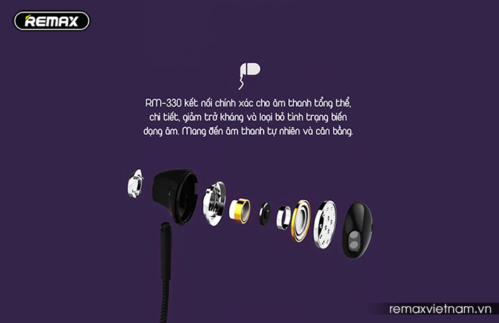 Tai nghe in-ear Remax RM-330