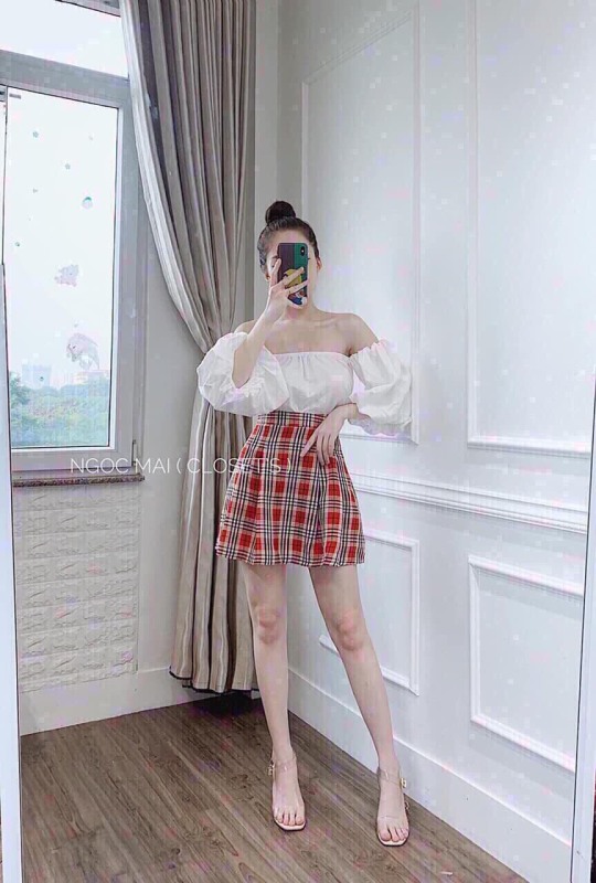 set áo và chân váy siêu cá tính thời trang nữ tombang