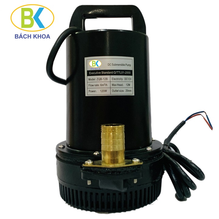 Máy bơm nước thả chìm 12V 180w 5m3/giờ
