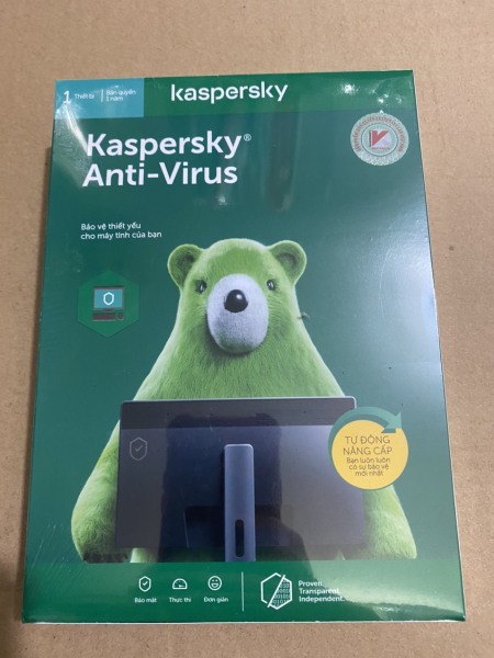 Bảng giá Phần mềm diệt virus Kaspersky Antivirus 1PC/1 năm Phong Vũ