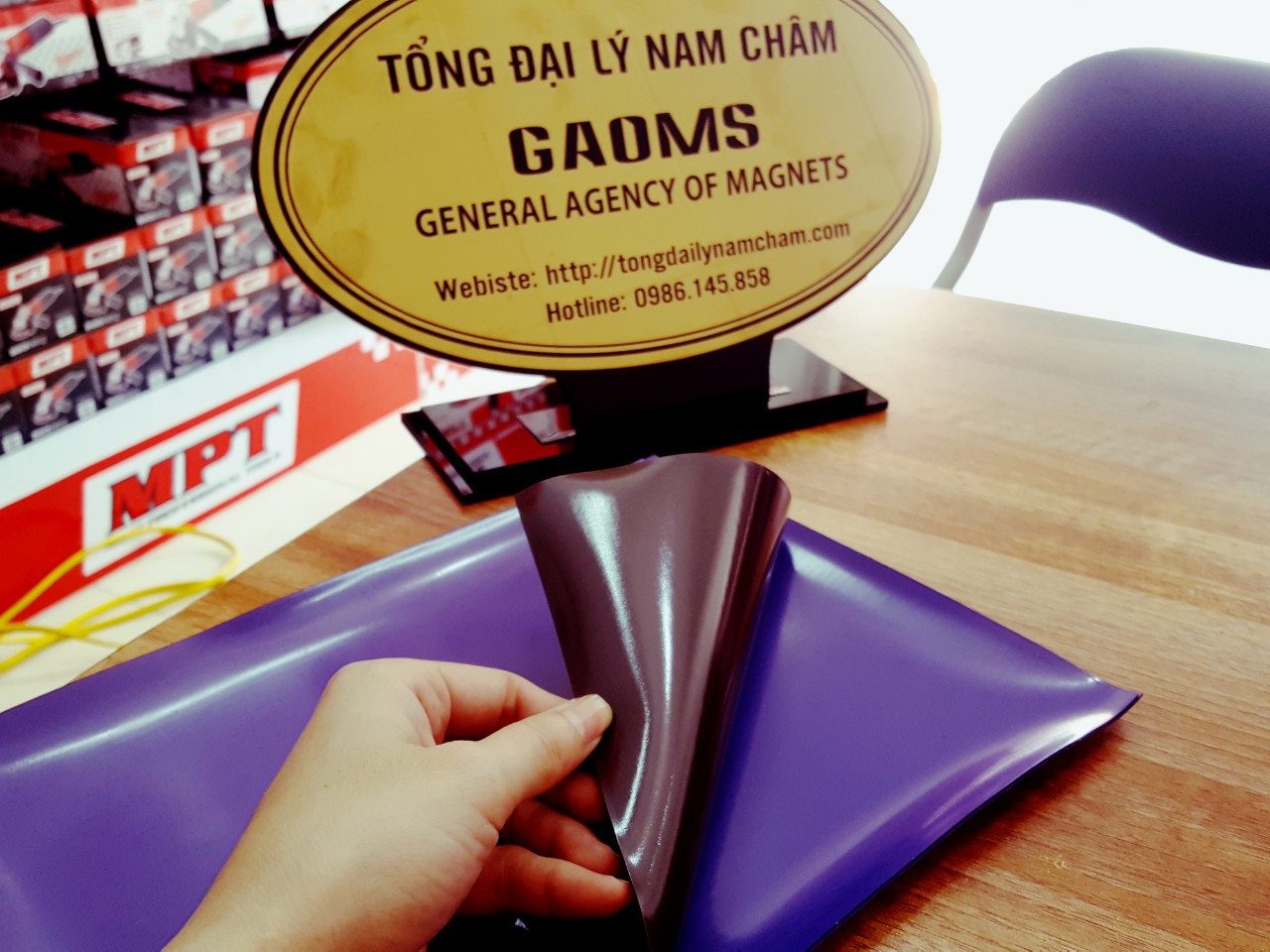 Tấm nam châm dẻo A4 các màu ( giá 1 tấm )