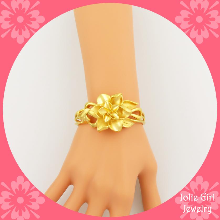 Vòng Tay Đóa Hoa Mạ Vàng 24K VTHX