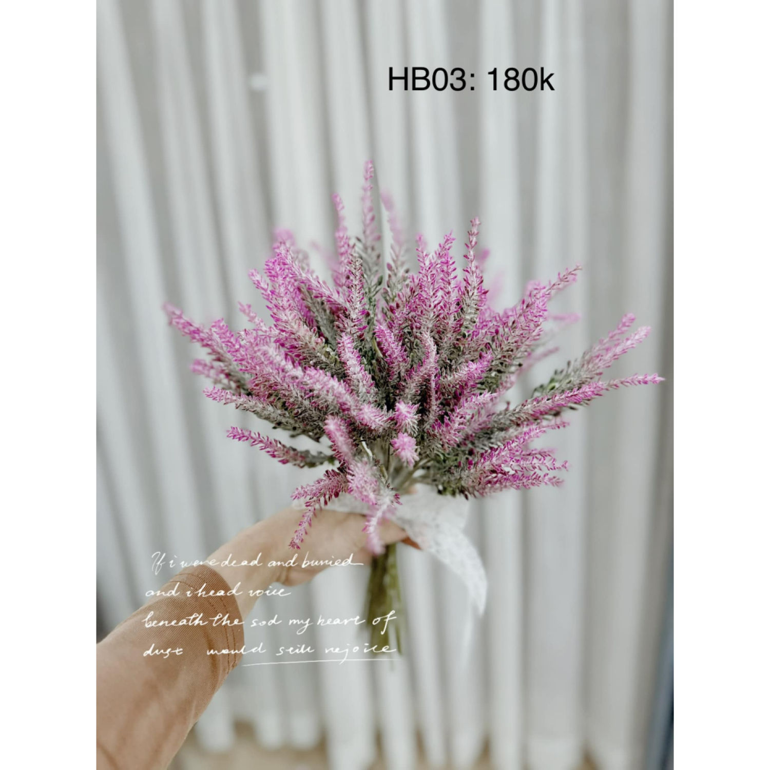 Hoa cưới, Hoa cầm tay cô dâu