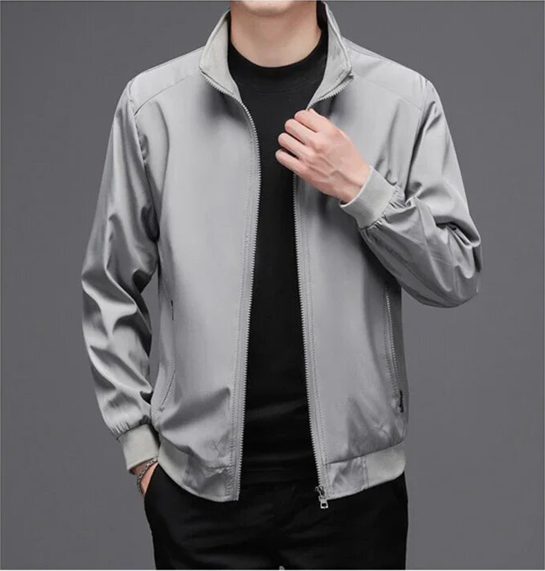 Áo khoác dù nam Basic cao cấp, có 3 màu và 5 size-AK09