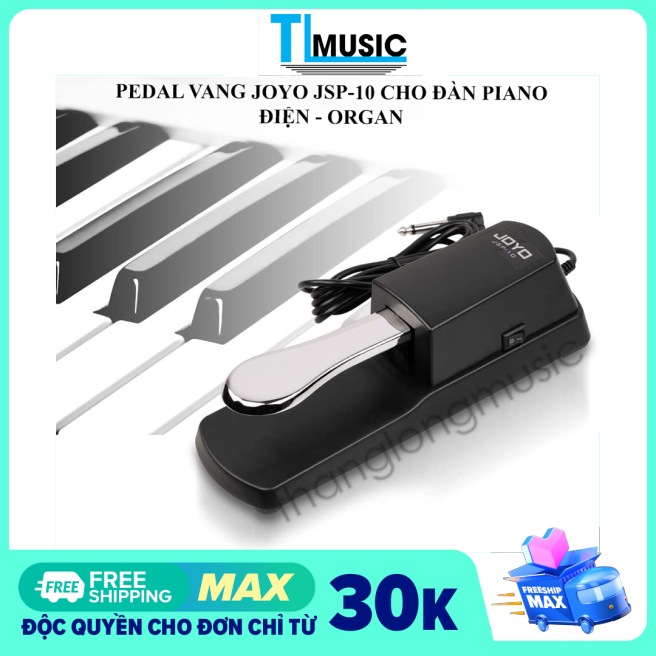 Phân phối Pedal vang - Sustain Pedal Joyo JSP-10 Có công tắc đổi chiều dùng cho đàn Organ và piano điện giá sỉ