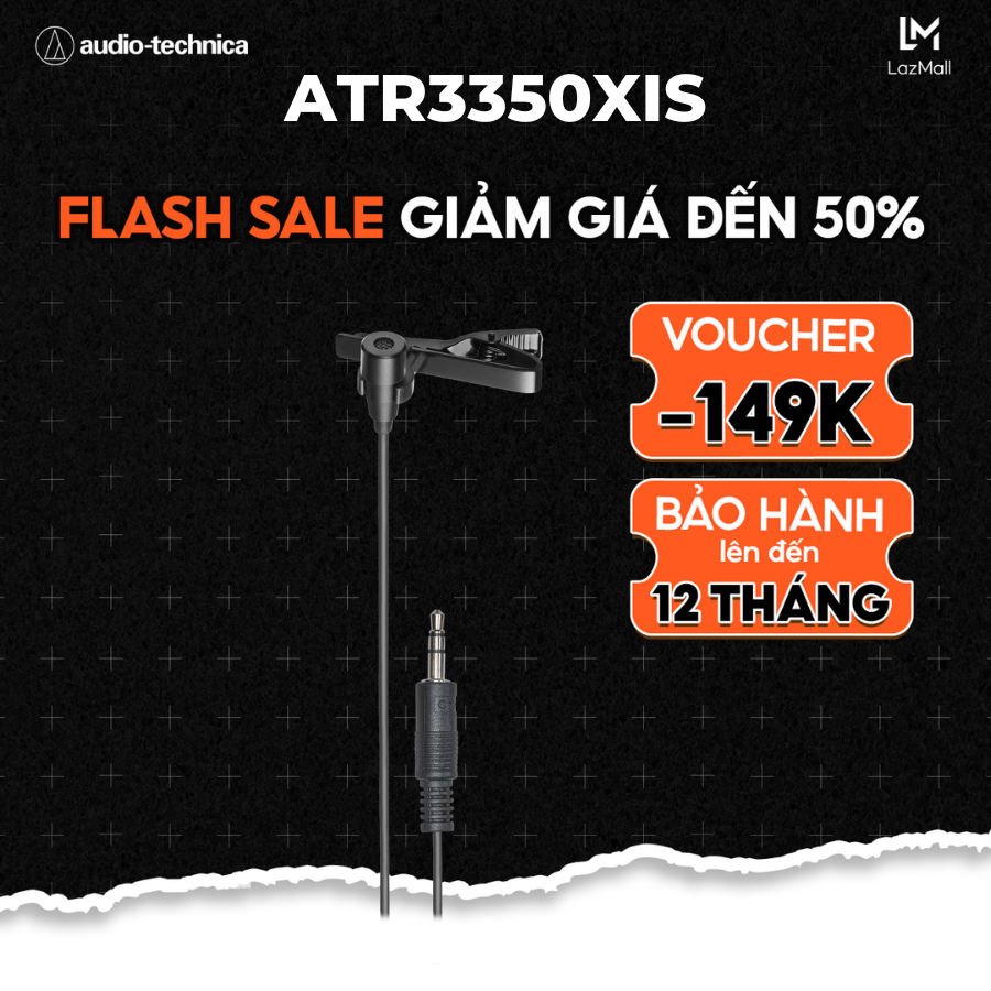 Microphone Audio-technica ATR3350xiS - Hàng Chính Hãng