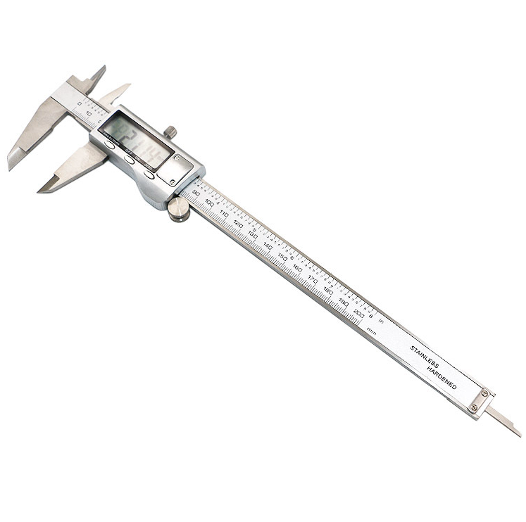 Thước kẹp điện tử 200mm thép không gỉ siêu bền (hộp đen)