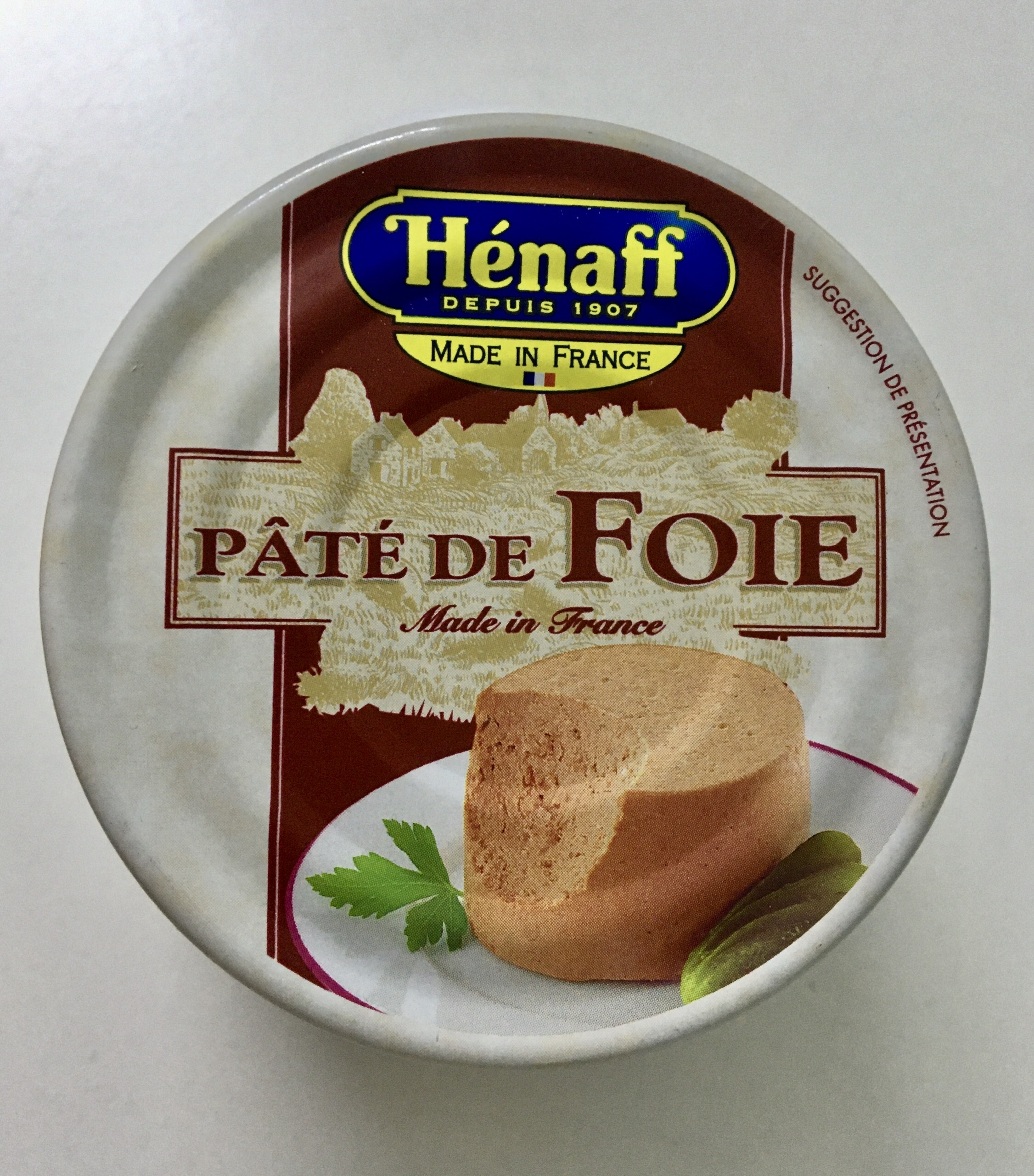 Pate gan heo Pháp 32% Henaff De Foie 130g