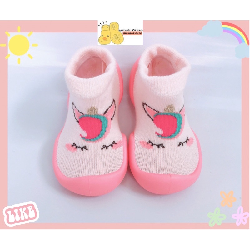 Chính hãng ggomoosin giày tập đi cho bé cưng-unicorn