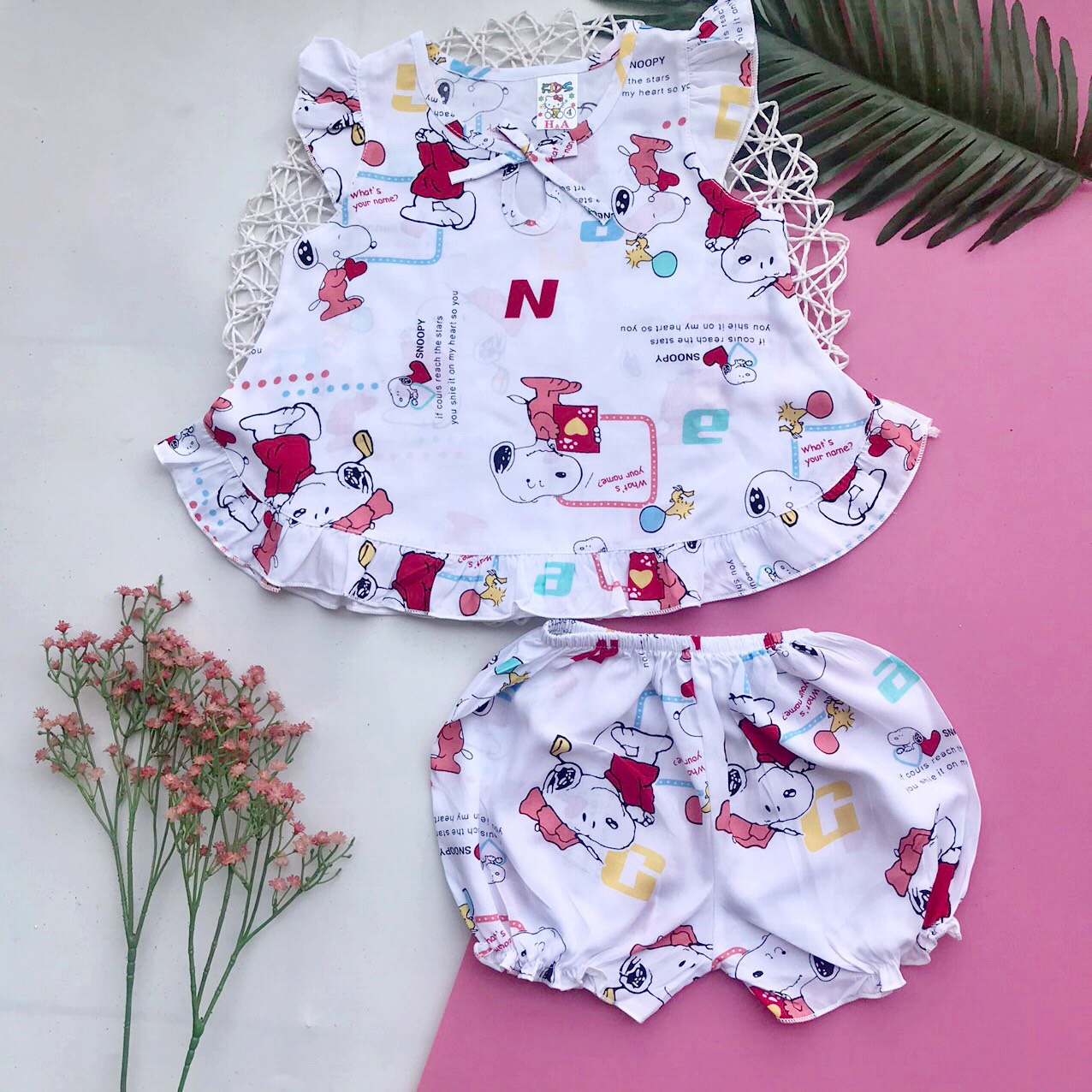 Combo 2 bộ đồ tôn (tole - lanh) cho bé gái 4-9kg (Nhiều mẫu - Giao mẫu ngẫu nhiên)