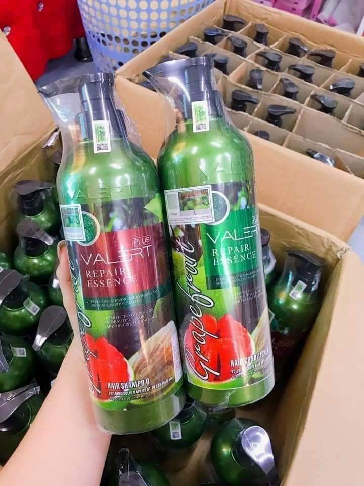 Combo dầu gội xả tinh chất bưởi Grapefruit Valert