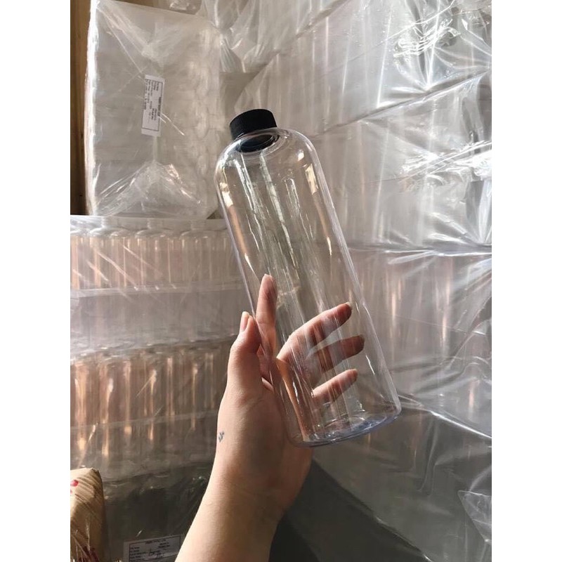 Chai Nhựa PET 1 lít dày cao cấp phi 33 [58Gram]