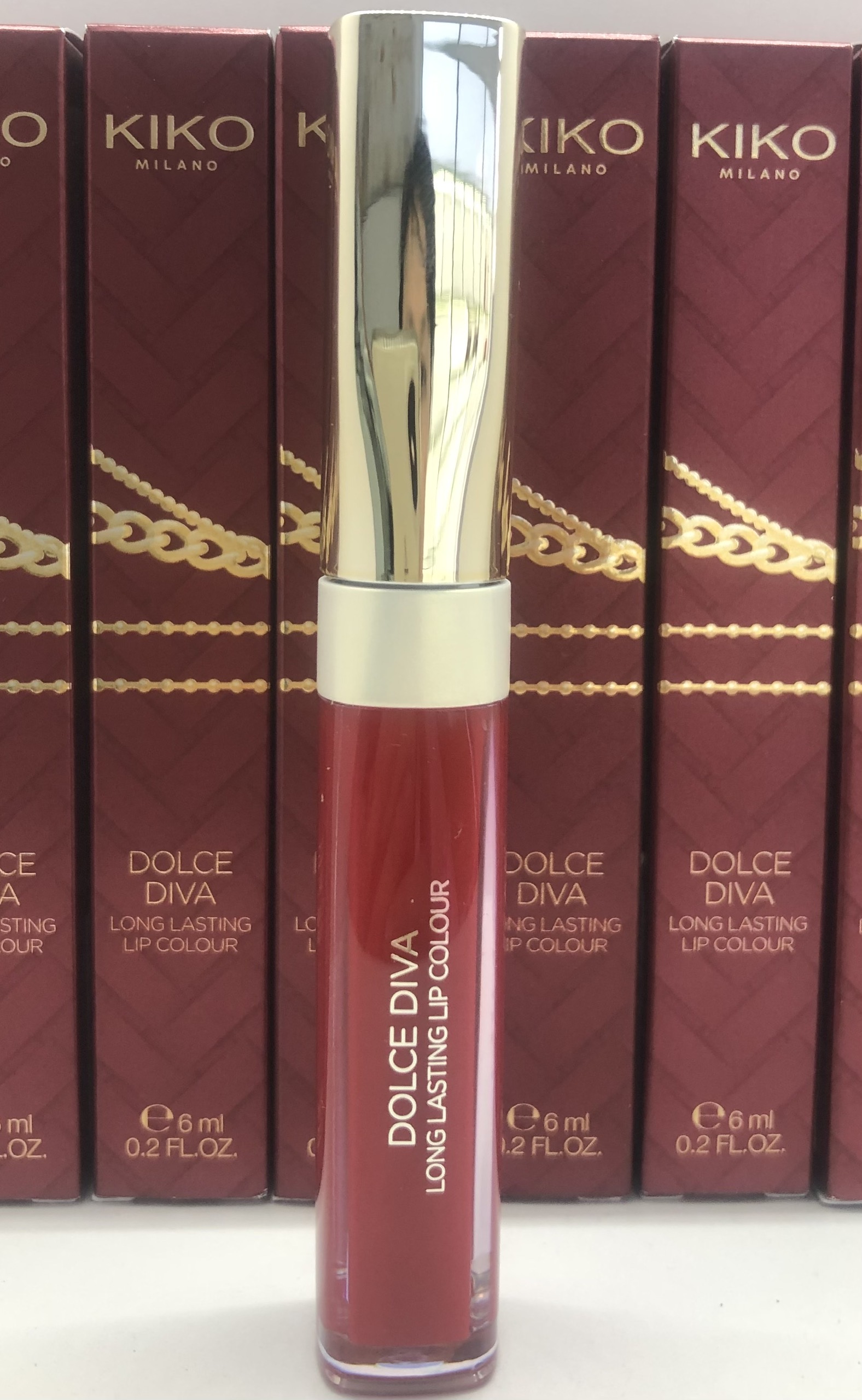 Son kiko Milano - Son kem siêu lì Kiko milano dolce diva long lip 06Màu đỏ
