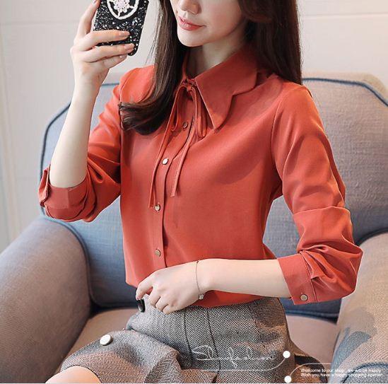 [HCM]Áo sơ mi cổ gợn sóng Nana