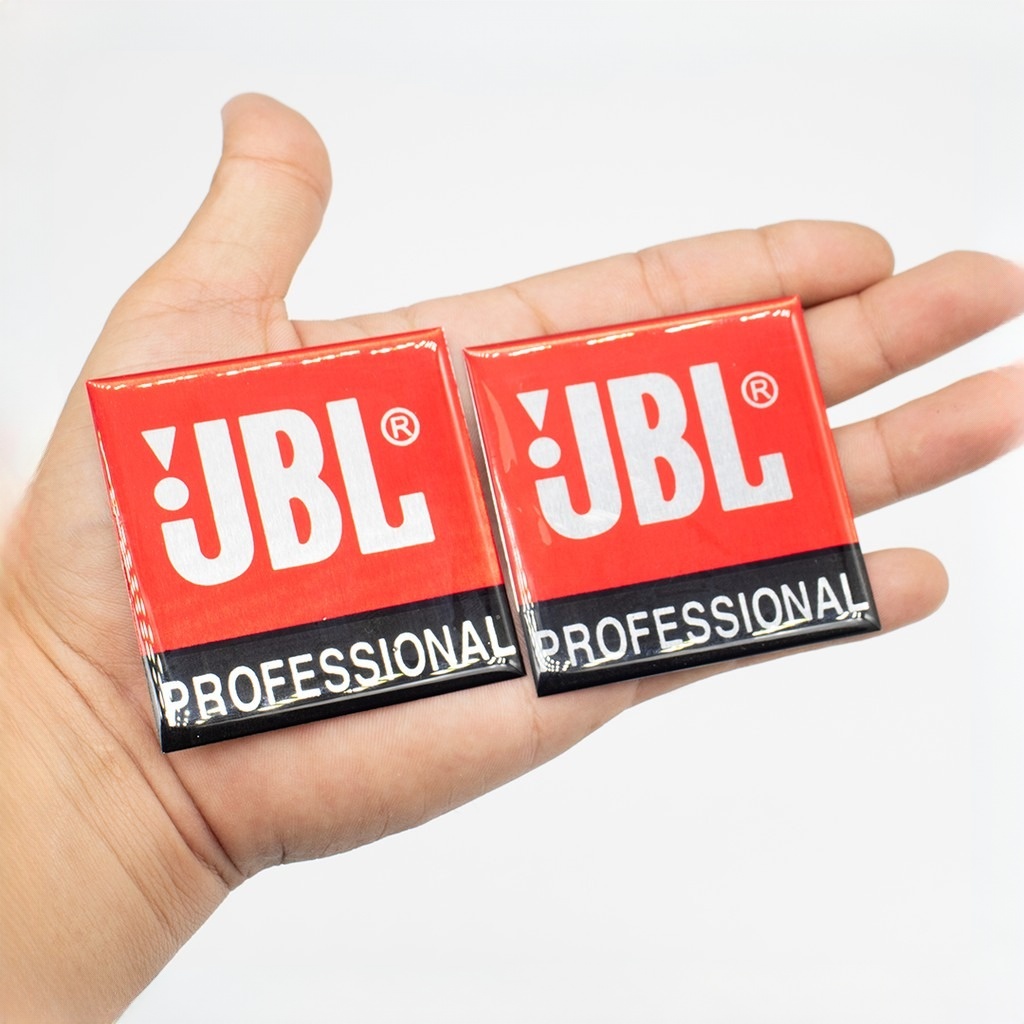 Logo Loa JBL Professional 6x6cm Dán Loa ( giá 1 đôi )