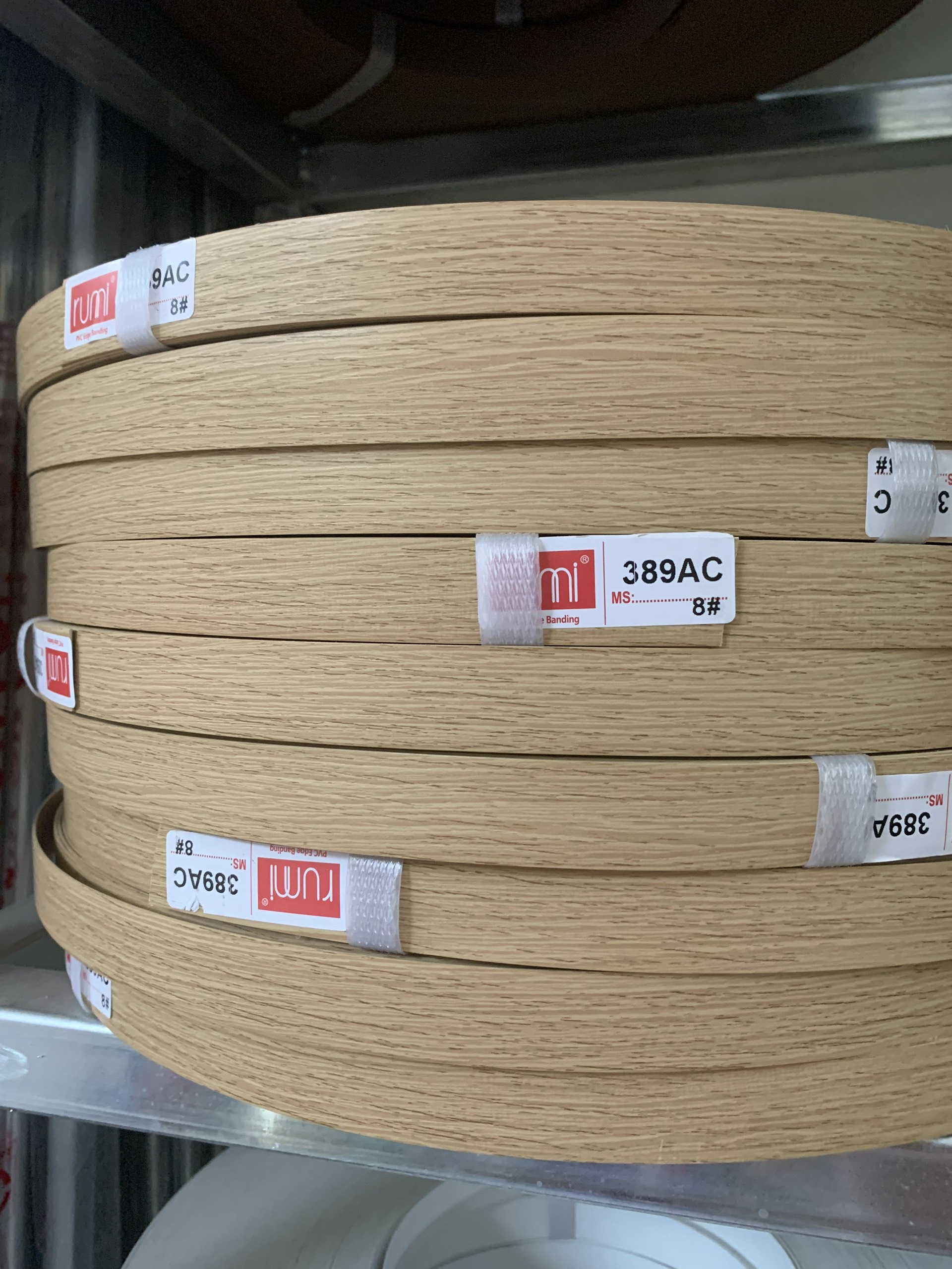 Combo 10m nẹp chỉ nhựa pvc dán cạnh bàn (bản rộng 21mm)