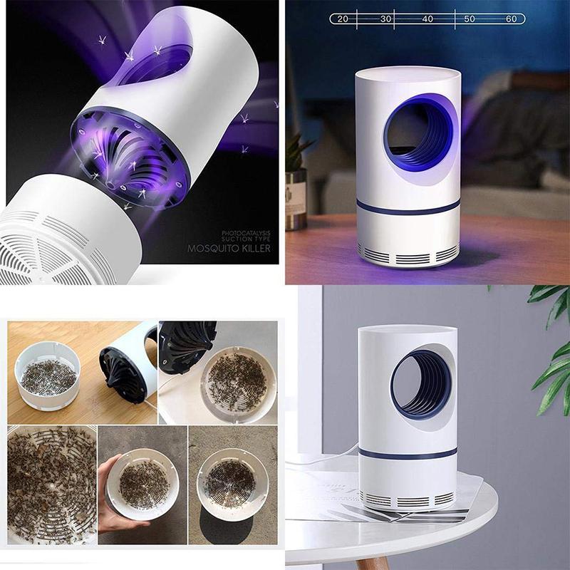 Đèn bắt muỗi để bàn thông minh ,Máy Bắt Muỗi, Ruồi, Gián Cao Cấp Mosquito Killer, Máy Diệt Côn Trùng Cắm USB Không Có Mùi Như Bình Xịt Muỗi, Không Gây Ồn Và Giật Như Vợt
