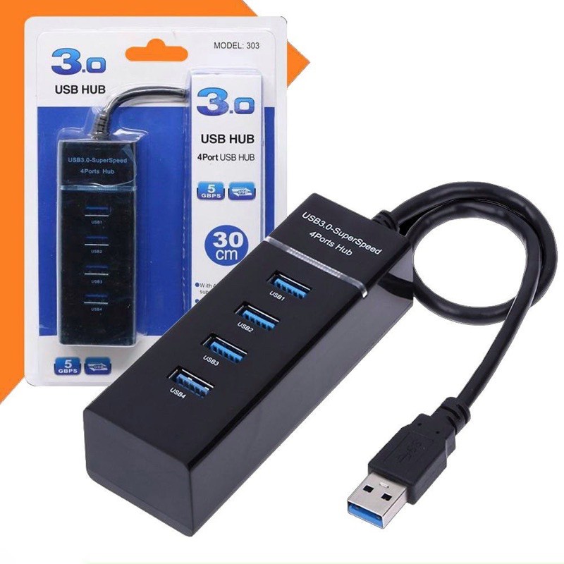 Bộ Chia Usb Hub 4 Cổng Tốc Độ Cao Cổng Usb 3.0 model 303