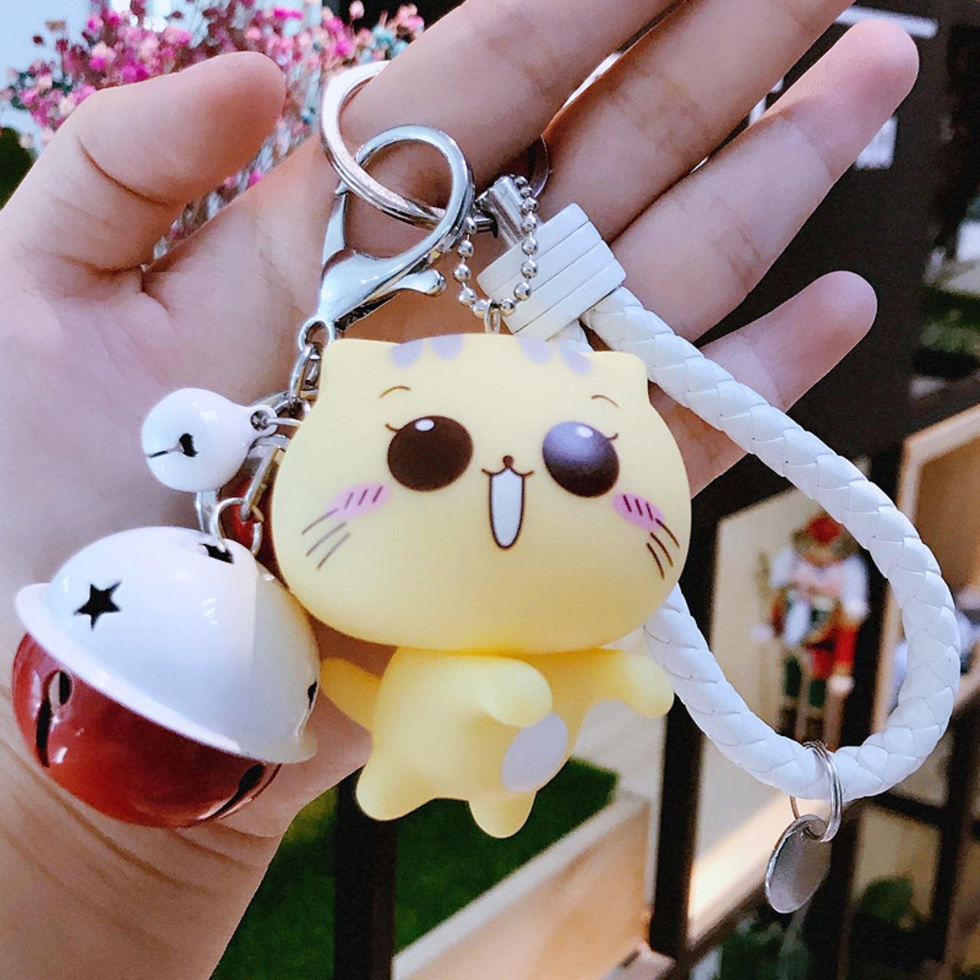 Bộ móc khóa phối - Móc khóa mèo Vàng CC siêu cute