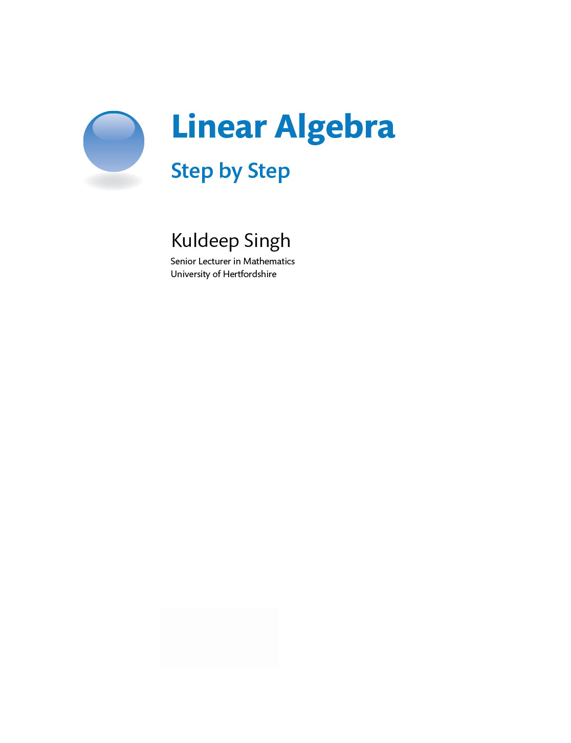 Linear Algebra Step by Step
