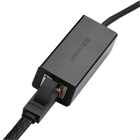 Đầu đổi USB 3.0 sang Lan Gigabit Ugreen 20256 (màu đen) Chính Hãng