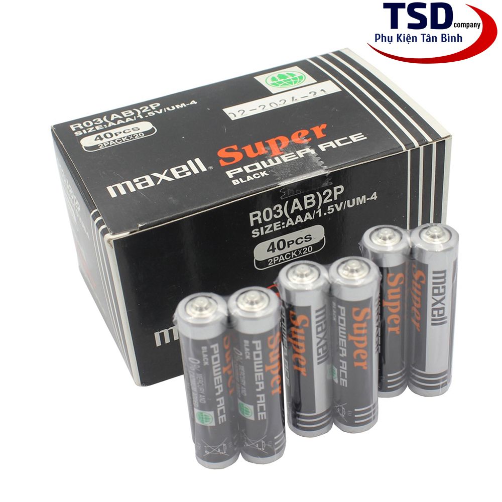 Bộ 4 Viên Pin Maxell AAA Chính Hãng