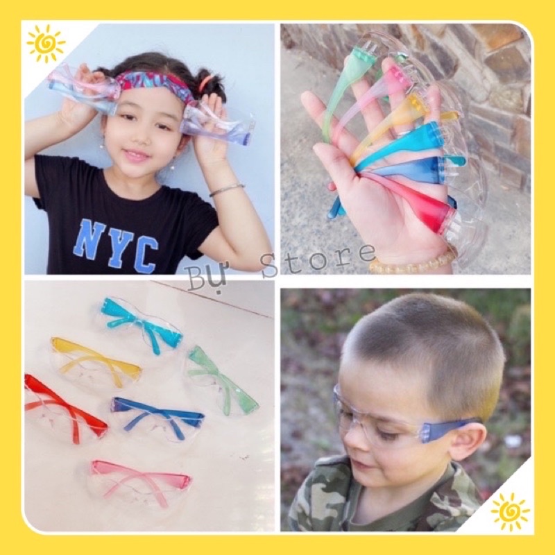 [HCM]MẮT KÍNH CHỐNG BỤI CHO EM BÉ TRAI/GÁI TRẺ EM
