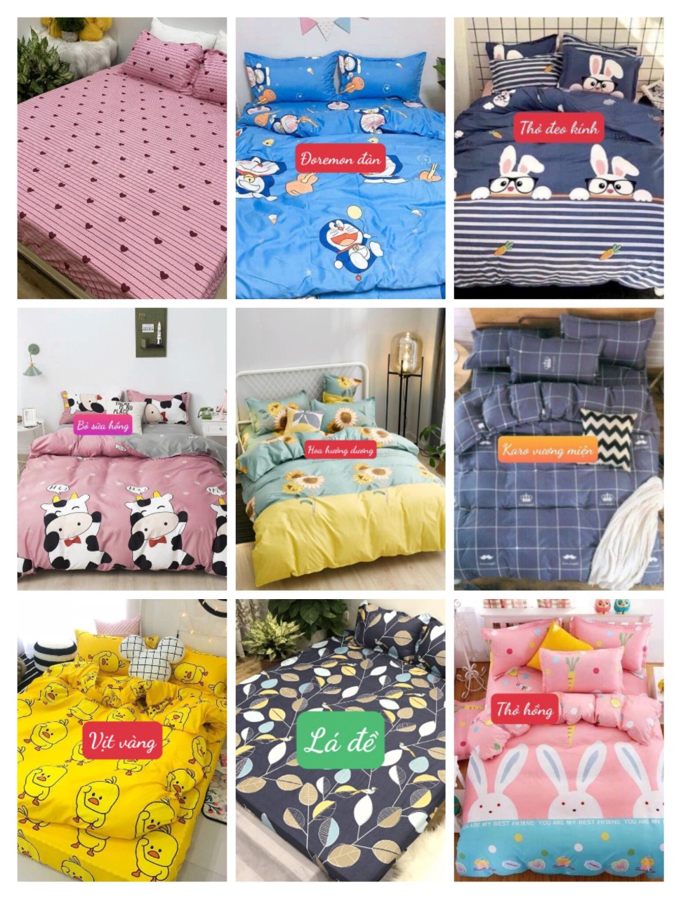 [HCM]SET GA GỐI 3 MÓN MẪU VỊT VÀNG