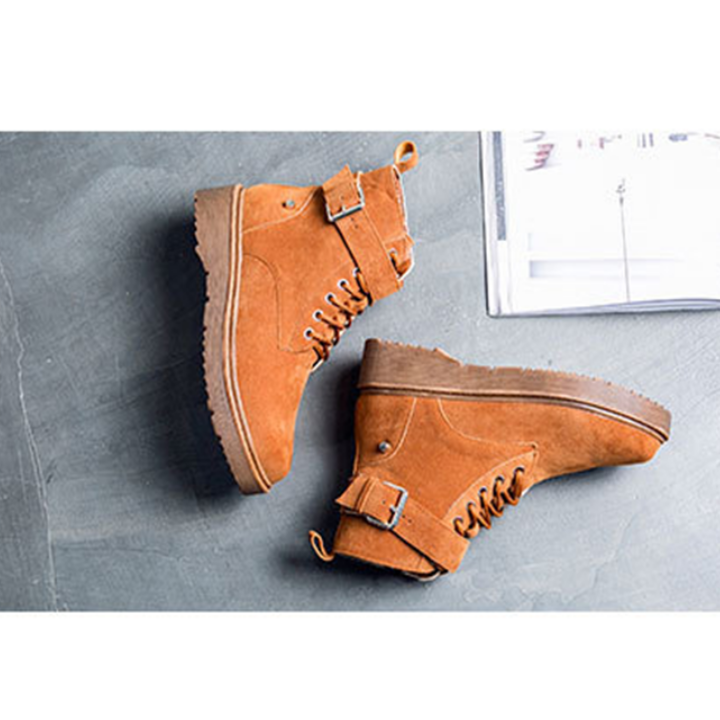 Giày boot nữ phong cách hàn quốc Đồ Da Thành Long TLG 20471