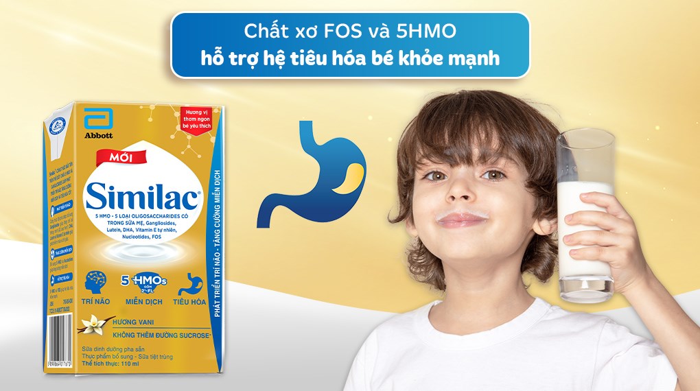 Thùng 48 hộp Sữa bột pha sẵn Similac IQ 110ml Dễ Uống