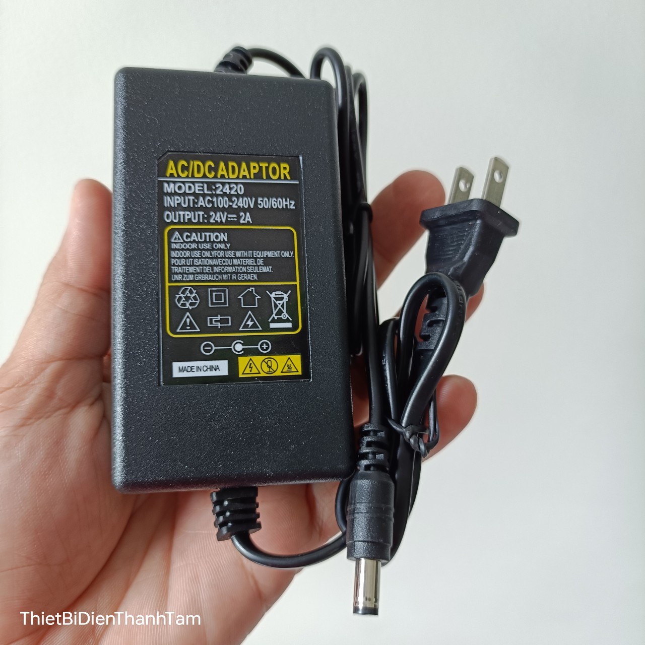 Bộ nguồn Adaptor 24VDC 2A / 24VDC 1A