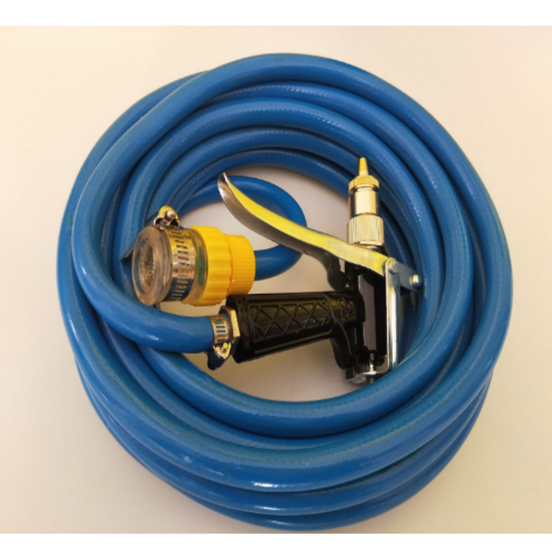 Vòi nước vòi phun nước rửa xe tưới cây tăng áp thông minh + bộ dây bơm nước 5m cao cấp TLG  206577 (xanh)