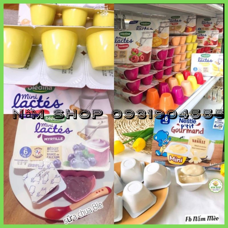 Sữa chua Bledina, váng sữa Nestle hàng nội địa Pháp cho bé từ 6 tháng