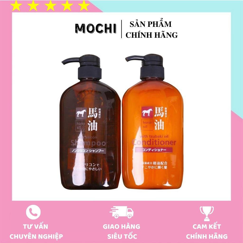 Dầu gội xả mỡ ngựa horse oil 600ml - nhật bản