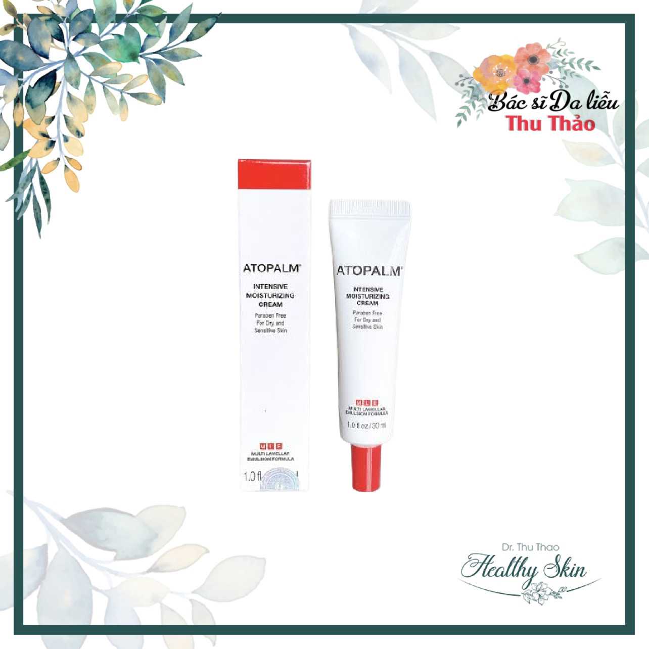Kem dưỡng hỗ trợ da chàm atopalm intensive moisturizing cream