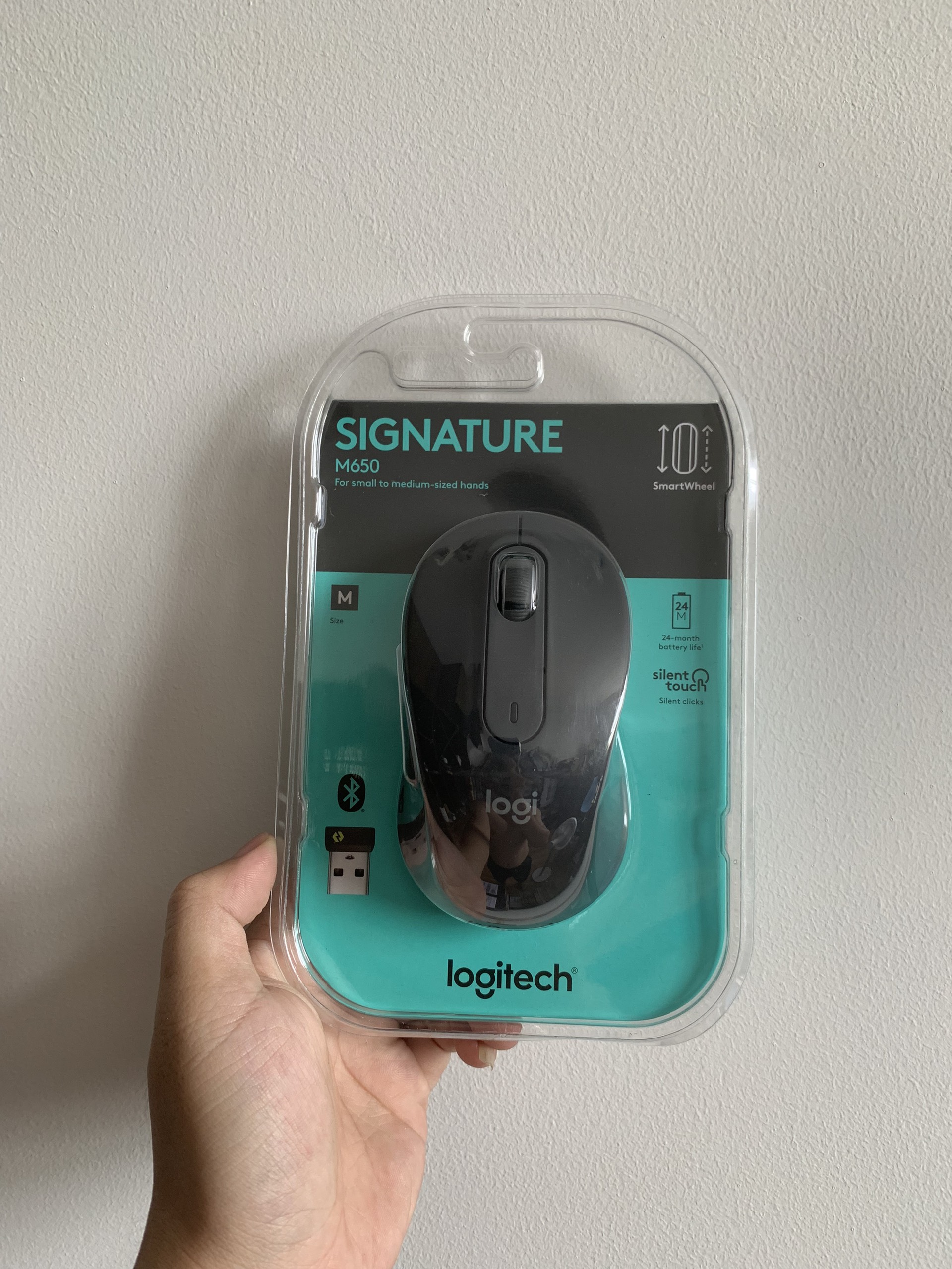 Chuột Logitech M650 Signature Graphite