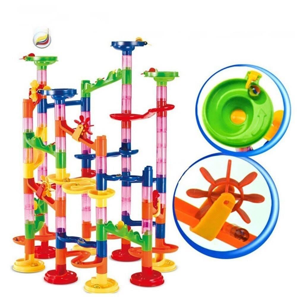 Bộ đồ chơi lắp ráp Marble run giúp bé phát triển tư duy, sáng tạo, kích thích trí thông minh