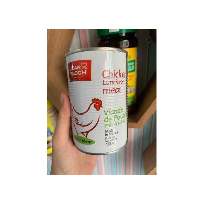 Patê thịt gà xay - Chicken Luncheon Meat 400g Pháp