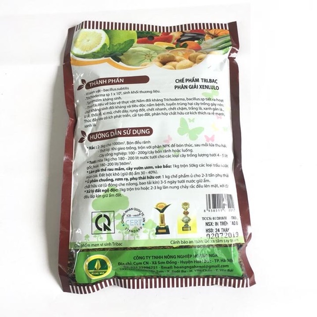 Men Ủ Vi Sinh Trichoderma Gói 1Kg
