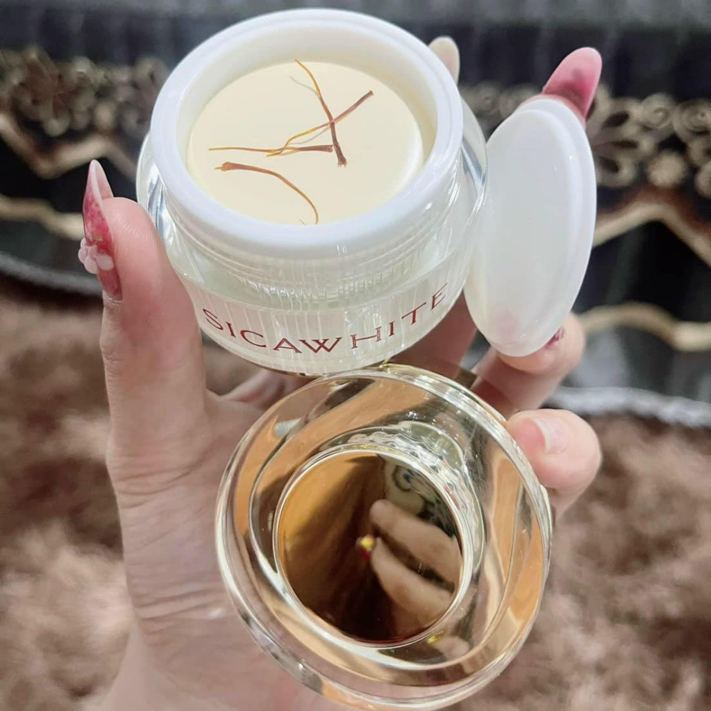 [Chính Hãng] Kem Face Lụa Face Silk Sica White Dưỡng Trắng Da Cao Cấp