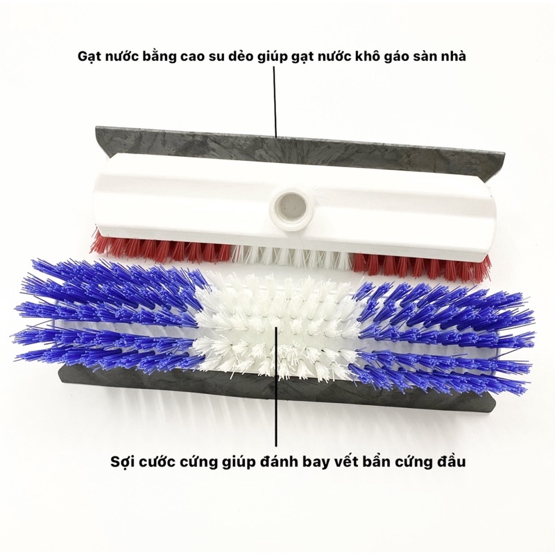 Cây Chà Sàn & Gạt Nước Đa Năng 2 Trong 1