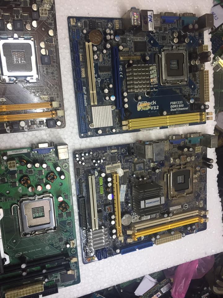 Intel G31 Bảng mạch chủ (Mainboard) Socket 775 for Intel E2xxx/E5xxx/E7xxx/E8xxx nguyên Zin đã test kĩ 1 tháng bảo hành có chặn main
