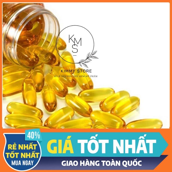 [HCM]Combo 5 viên e dưỡng vàng chộn kem