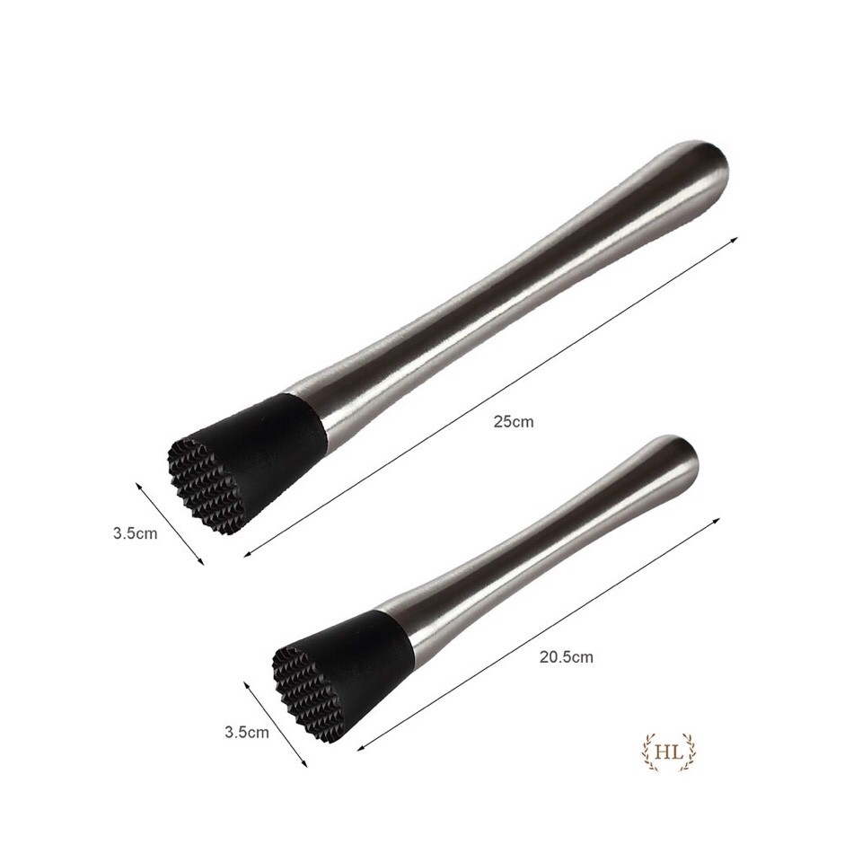 Chày dầm bằng inox, chày pha chế BARTENDER-HL