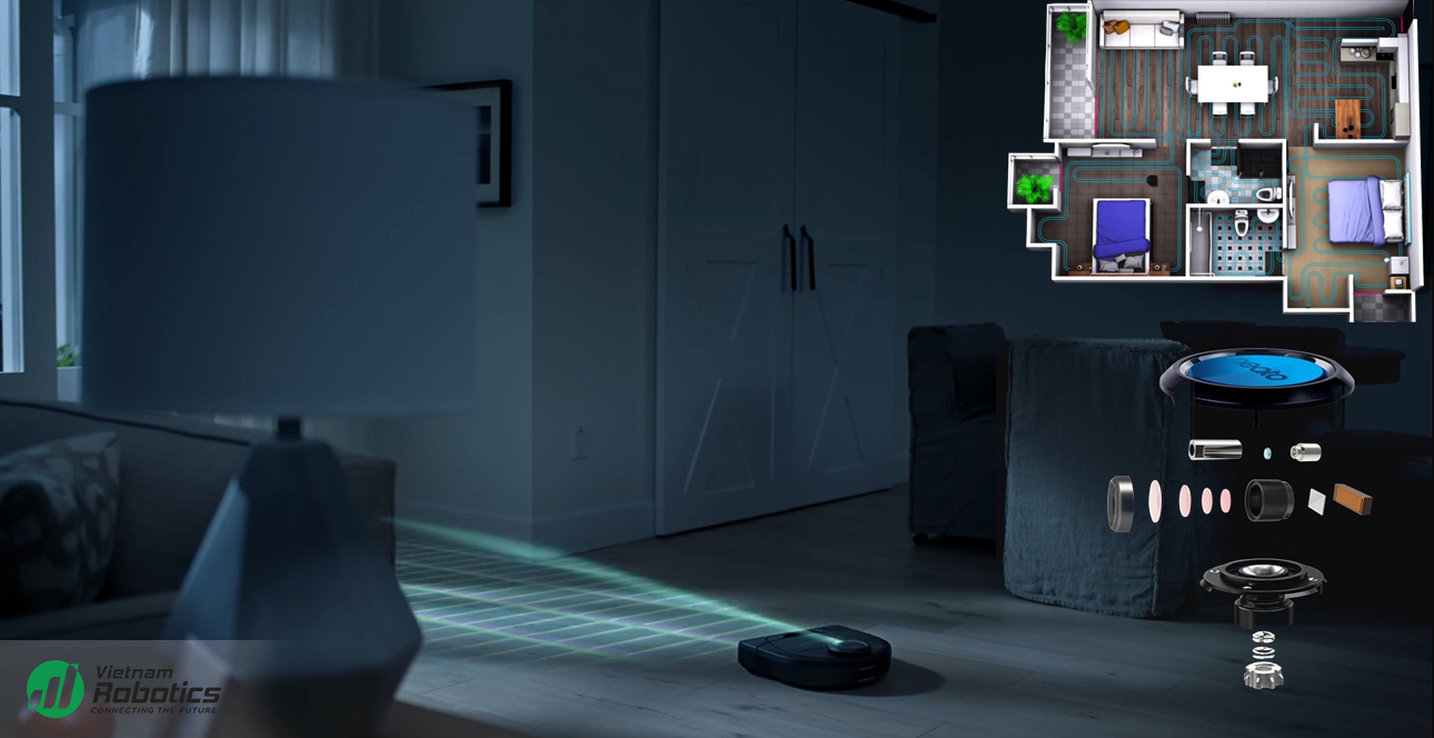 Robot hút bụi Neato Botvac D5 Connected .