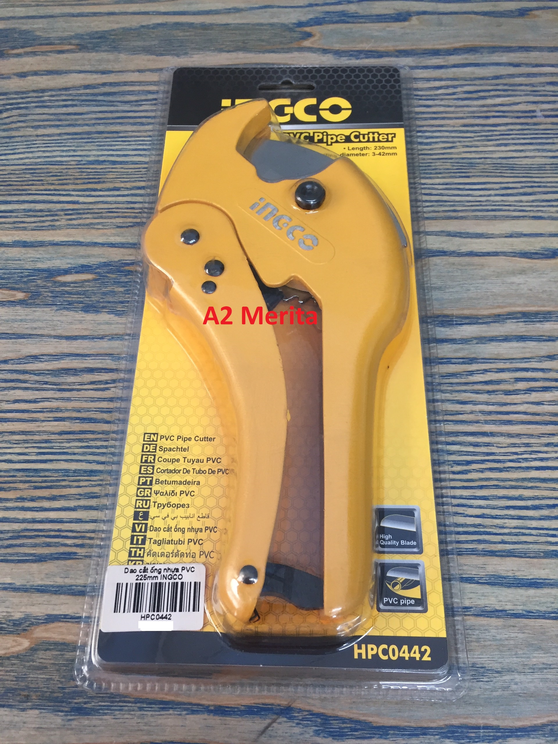 Dao cắt ống nhựa PVC 225mm INGCO HPC0442