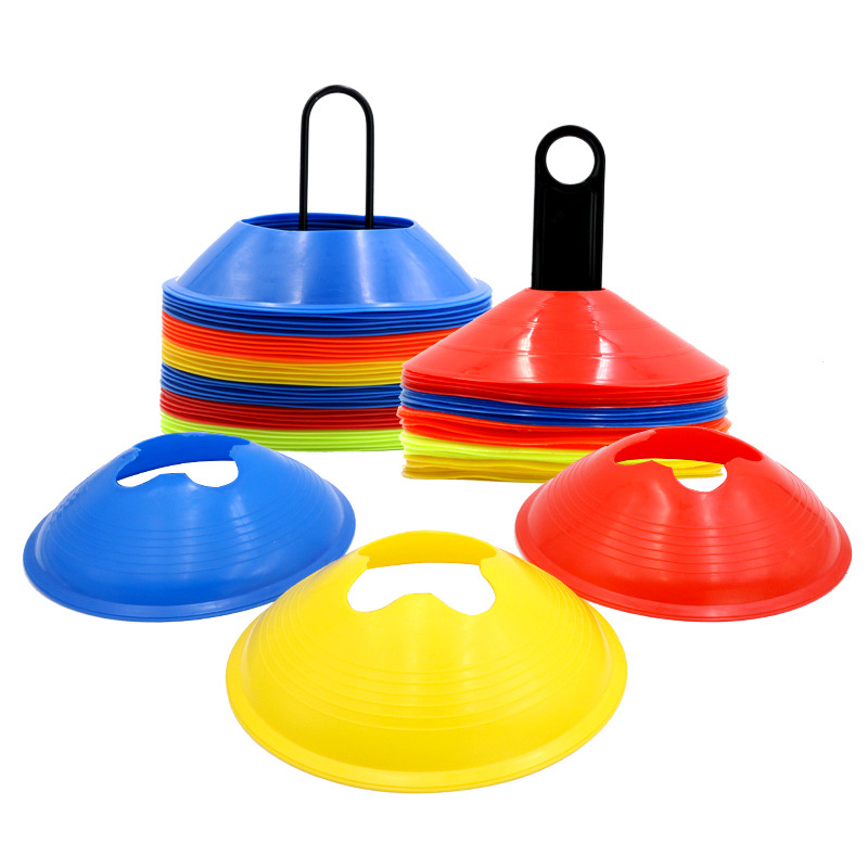 Bộ 10 Nấm Lùn Chiến Thuật Bóng Đá, Cone Tập Luyện Cao 4.5cm Chính Hãng - Nấm chiến thuật trong luyện tập bóng đá -Cone tập luyện, nấm chiến thuật trong luyện tập bóng đá, đá banh