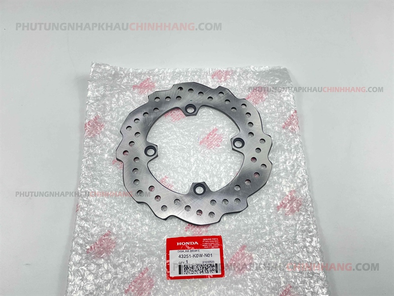 Đĩa thắng trước sau adv 150, adv 160 chính hãng honda indo 45351k0wn01 / 43251k0wn01
